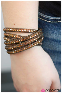 Paparazzi "Raw Magnetism - Brown" bracelet Paparazzi Jewelry