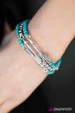 Paparazzi "Ready, Aim, Fire! - Blue" bracelet Paparazzi Jewelry