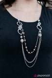 Paparazzi "Ready for Romance - Brown" Necklace & Earring Set Paparazzi Jewelry