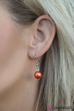 Paparazzi "Ready for Romance - Orange" Necklace & Earring Set Paparazzi Jewelry