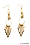 Paparazzi "Ready OAR Not - Gold" earring Paparazzi Jewelry