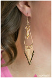 Paparazzi "Ready OAR Not - Gold" earring Paparazzi Jewelry