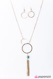 Paparazzi "Ready To Run - Blue" necklace Paparazzi Jewelry