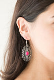 Paparazzi VINTAGE VAULT "Really Whimsy" Pink Earrings Paparazzi Jewelry