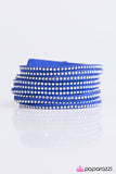 Paparazzi "Rebel Romance - Blue" bracelet Paparazzi Jewelry