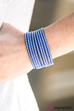 Paparazzi "Rebel Romance - Blue" bracelet Paparazzi Jewelry