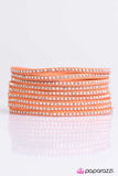 Paparazzi "Rebel Romance" Orange Wrap Bracelet Paparazzi Jewelry