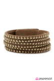 Paparazzi "Rebel With A Cause - Brown" bracelet Paparazzi Jewelry