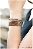 Paparazzi "Rebel With A Cause - Brown" bracelet Paparazzi Jewelry