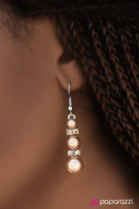 Paparazzi "Reception Dinner - Brown" earring Paparazzi Jewelry