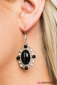 Paparazzi "Red Carpet Romance" Black Earrings Paparazzi Jewelry