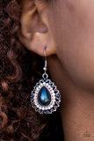 Paparazzi "Red Carpet Sparkle" Blue Earrings Paparazzi Jewelry