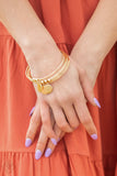 Paparazzi "Reflective Radiance" Gold 503 FASHION FIX Sunset Sightings May 2020 Bracelet Paparazzi Jewelry