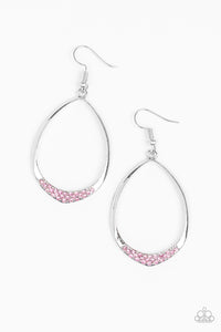 Paparazzi "REIGN Down" Pink Earrings Paparazzi Jewelry