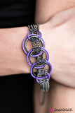 Paparazzi "Revved Up - Purple" bracelet Paparazzi Jewelry