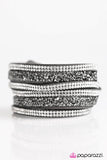 Paparazzi "Rhinestone Radar - Silver" bracelet Paparazzi Jewelry