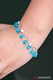 Paparazzi "Rich Beyond Your GLITZY-est Dreams" Blue Bracelet Paparazzi Jewelry