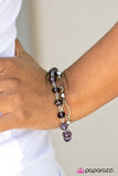 Paparazzi "Rich Beyond Your GLITZY-est Dreams" Purple Bracelet Paparazzi Jewelry