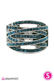 Paparazzi "Richie Rich" Blue Ring Paparazzi Jewelry