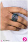 Paparazzi "Richie Rich" Blue Ring Paparazzi Jewelry