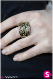 Paparazzi "Richie Rich" Brass Ring Paparazzi Jewelry