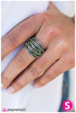 Paparazzi "Richie Rich" Green Ring Paparazzi Jewelry