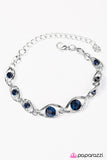 Paparazzi "Rich is Rich" Blue Bracelet Paparazzi Jewelry