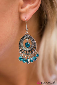 Paparazzi "Richly Radiant" Blue Earrings Paparazzi Jewelry