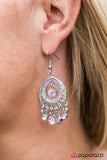 Paparazzi "Richly Radiant - Pink" earring Paparazzi Jewelry