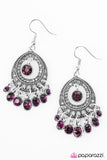 Paparazzi "Richly Radiant - Purple" earring Paparazzi Jewelry