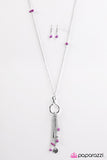 Paparazzi "Ridge View" Purple Necklace & Earring Set Paparazzi Jewelry