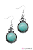 Paparazzi "Riding Along The Riverbed" Blue Earrings Paparazzi Jewelry
