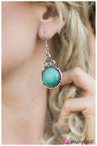 Paparazzi "Riding Along The Riverbed" Blue Earrings Paparazzi Jewelry