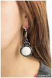 Paparazzi "Riding Along The Riverbed" White Earrings Paparazzi Jewelry