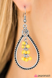 Paparazzi "Right As Rain" Yellow Earrings Paparazzi Jewelry