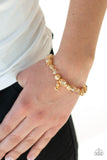 Paparazzi "Right On The Romance” Gold Bracelet Paparazzi Jewelry
