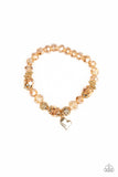 Paparazzi "Right On The Romance” Gold Bracelet Paparazzi Jewelry