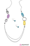 Paparazzi "Right On Time" Multi Necklace & Earring Set Paparazzi Jewelry