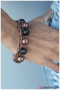 Paparazzi "Right Side of the Tracks" Copper Bracelet Paparazzi Jewelry