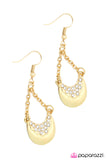 Paparazzi "Right This SWAY - Gold" earring Paparazzi Jewelry