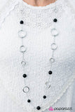 Paparazzi "Ring My Bell - Black" necklace Paparazzi Jewelry