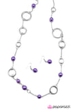 Paparazzi "Ring My Bell - Purple" necklace Paparazzi Jewelry