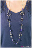 Paparazzi "Ring My Bell - Purple" necklace Paparazzi Jewelry