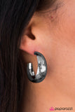 Paparazzi "Ring The Bells - Black" Earrings Paparazzi Jewelry