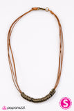 Paparazzi "RING To Attention" Brown Urban Necklace Unisex Paparazzi Jewelry