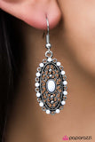 Paparazzi "Rio Carnival" White Earrings Paparazzi Jewelry