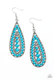 Paparazzi "Rio Rumba" Blue Earrings Paparazzi Jewelry