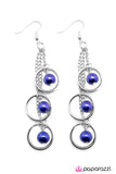 Paparazzi "Ripple Effect - Blue" earring Paparazzi Jewelry