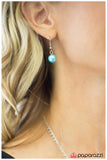 Paparazzi "Ripple Of Excitement" Blue Necklace & Earring Set Paparazzi Jewelry