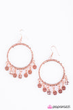 Paparazzi "Rise and CHIME - Copper" earring Paparazzi Jewelry